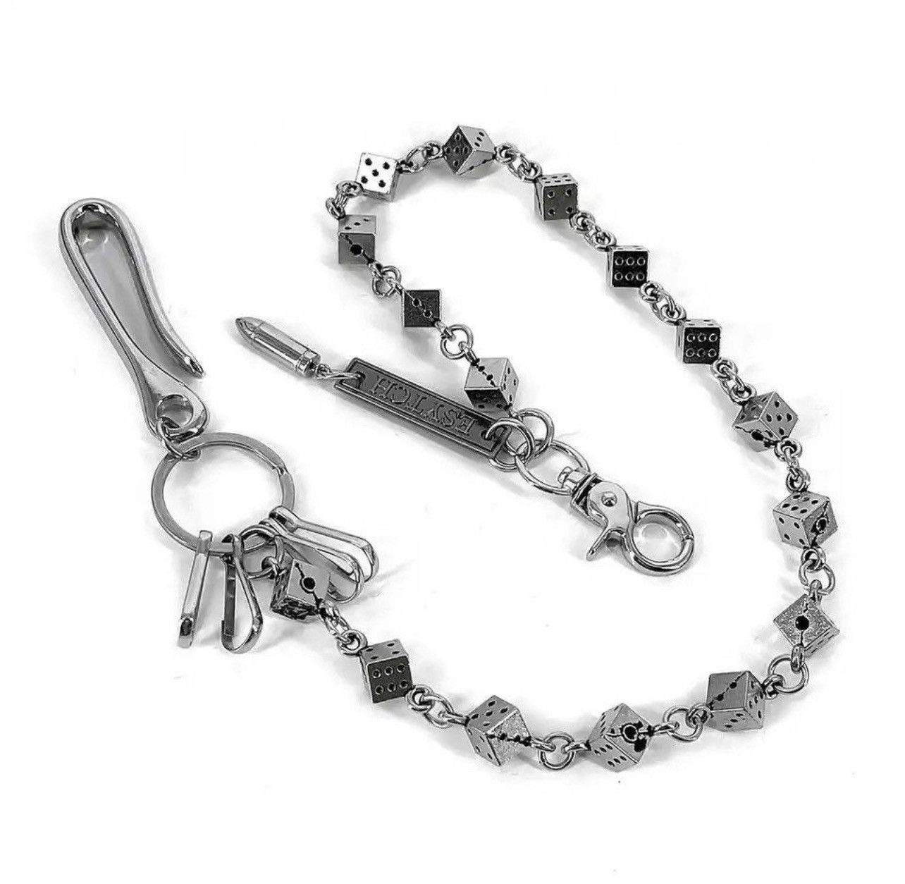 Jewelry Dancing Dice Wallet Chain Size ONE SIZE - 5 Thumbnail