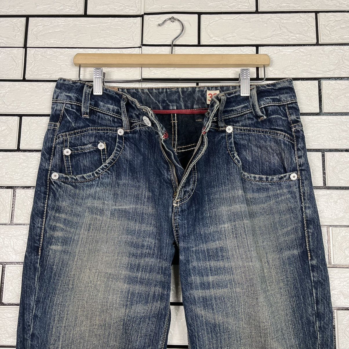 Japanese Brand Vintage Rush Hour Daily Used Workwear Denim Size US 32 / EU 48 - 15 Thumbnail