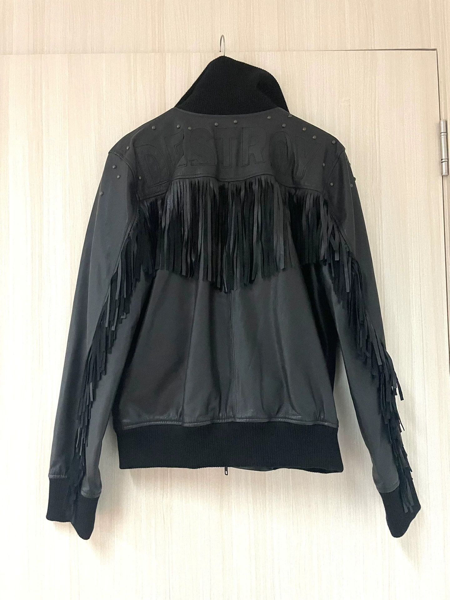 Vivienne Westwood Vivienne Westwood Man Leather Jacket with Fringe Size M / US 6-8 / IT 42-44 - 2 Thumbnail