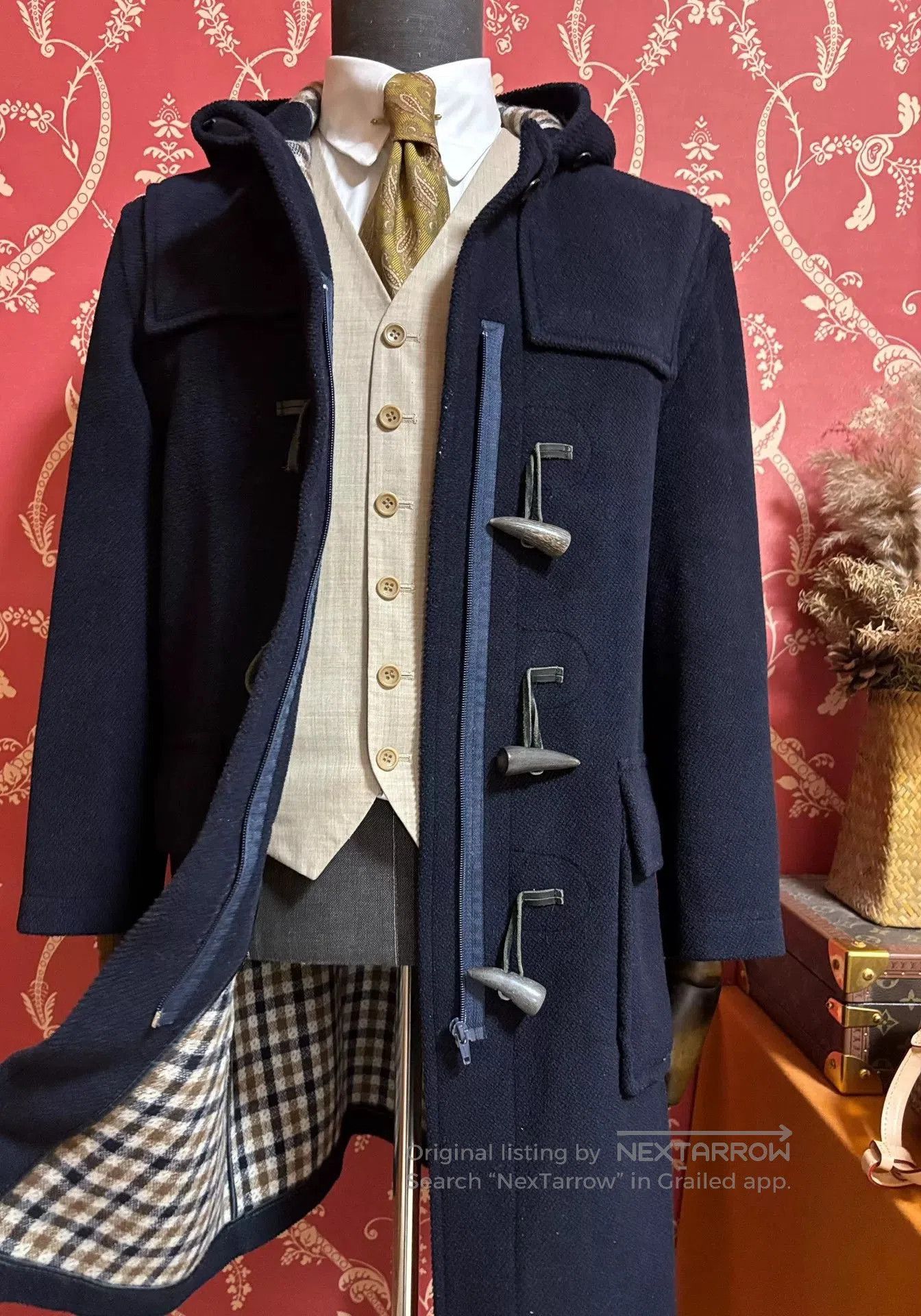 Aquascutum Aquascutum Men's Wool Horn Button Coat. Size US S / EU 44-46 / 1 - 2 Thumbnail
