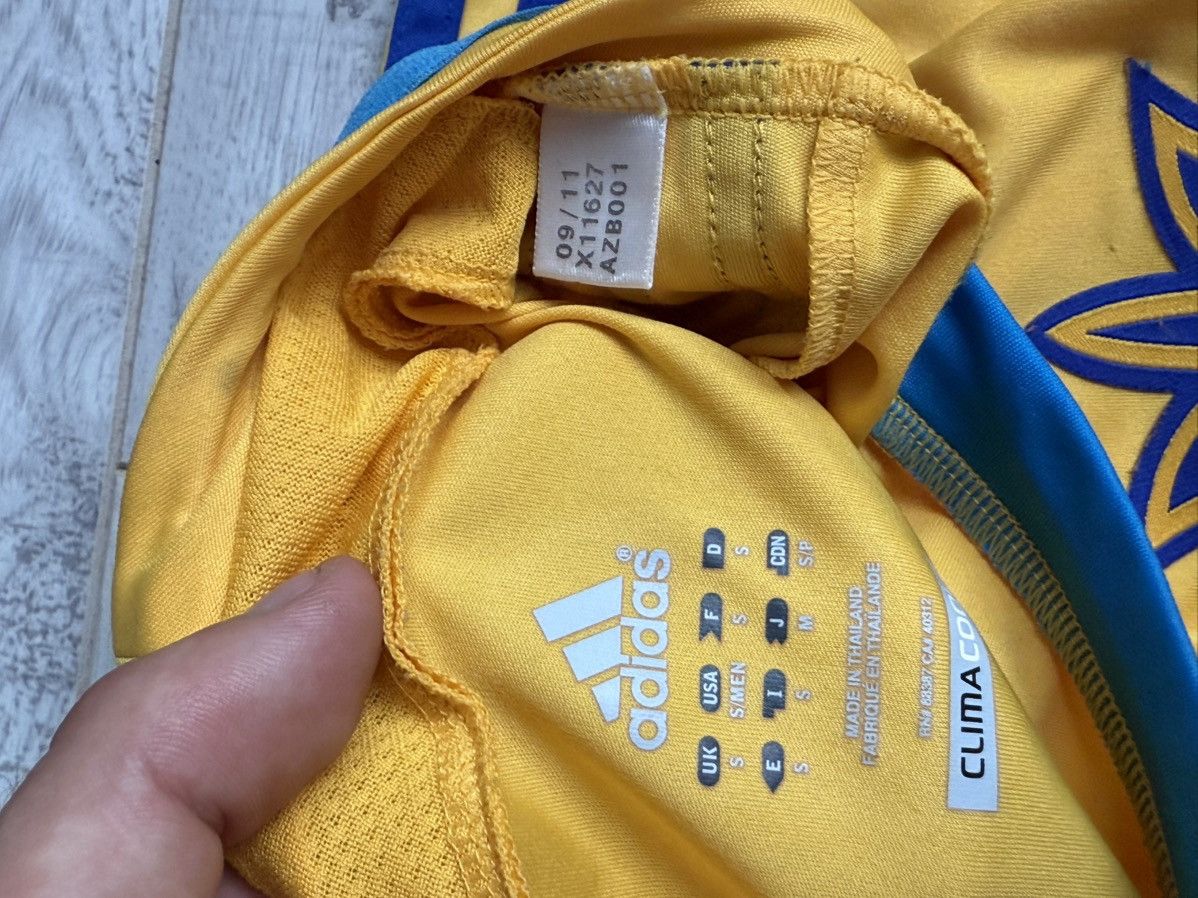 Adidas Vintage Soccer Jersey Ukraine 2011 kit Adidas Shirt Size US S / EU 44-46 / 1 - 5 Thumbnail