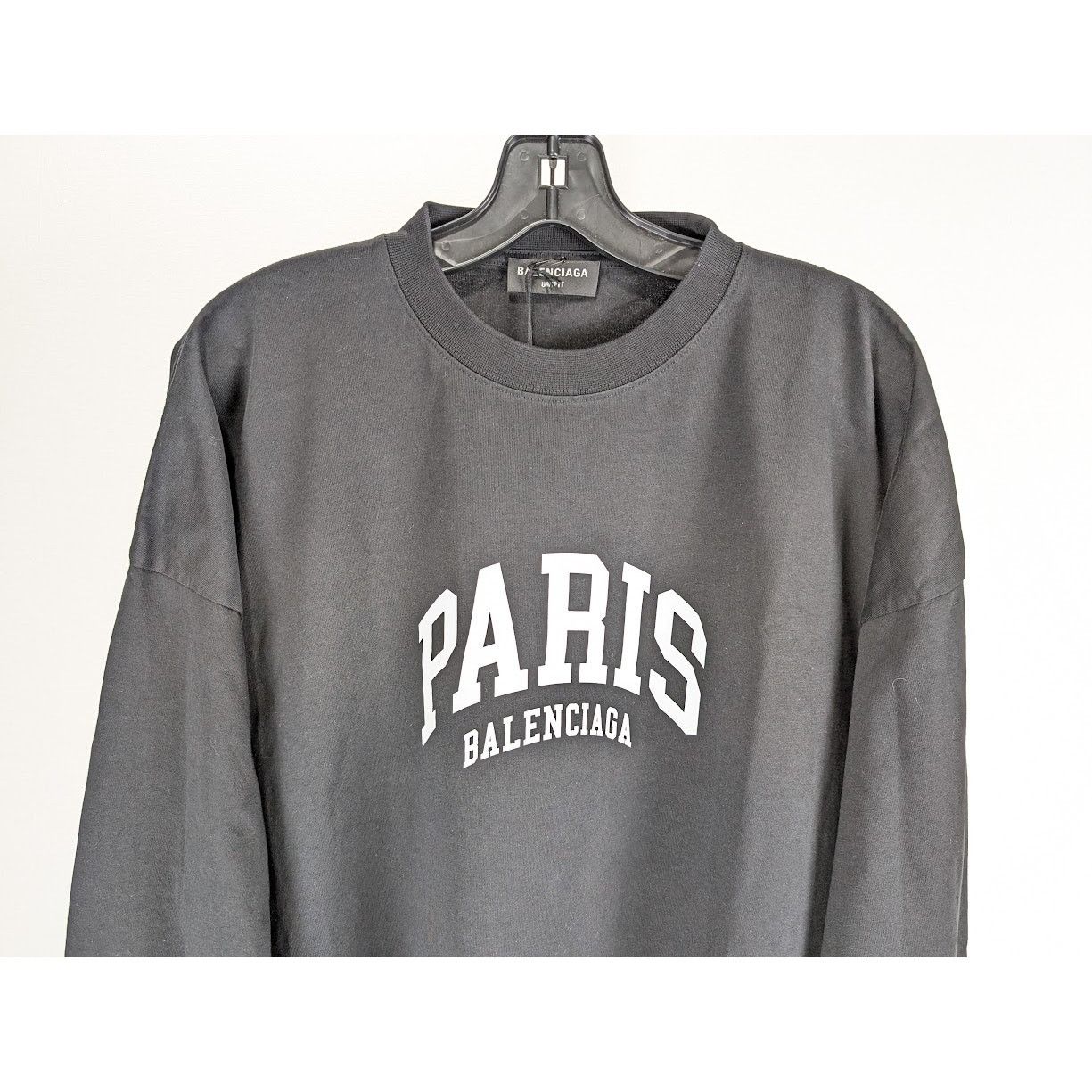 Balenciaga o1rshd1 Long Sleeve T-Shirt in Black Size US XL / EU 56 / 4 - 5 Thumbnail