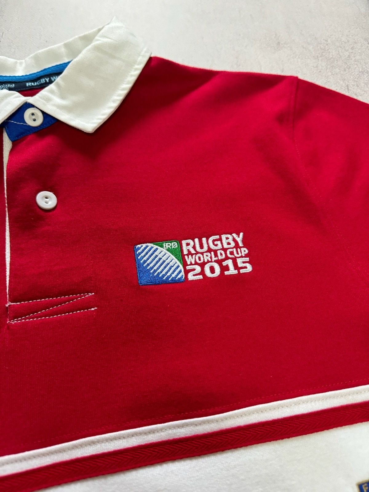 Vintage Vintage England Rugby World Cup 2015 All Teams Polo T Shirt Size US S / EU 44-46 / 1 - 5 Thumbnail