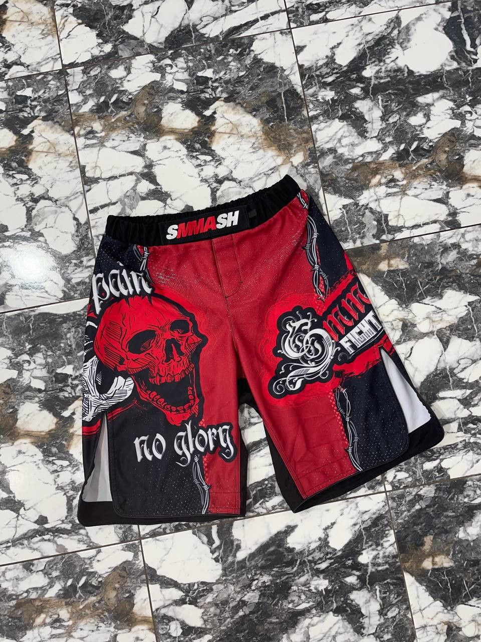 Other Smmash Fightwear Shorts Skulls Martial Arts MMA UFC Size L Size US 34 / EU 50 - 1 Thumbnail