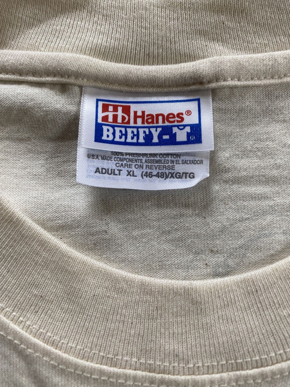 Hanes Vintage 90’s East Ender Fishing Hooks Bait Tee Shirt Size US XL / EU 56 / 4 - 12 Thumbnail