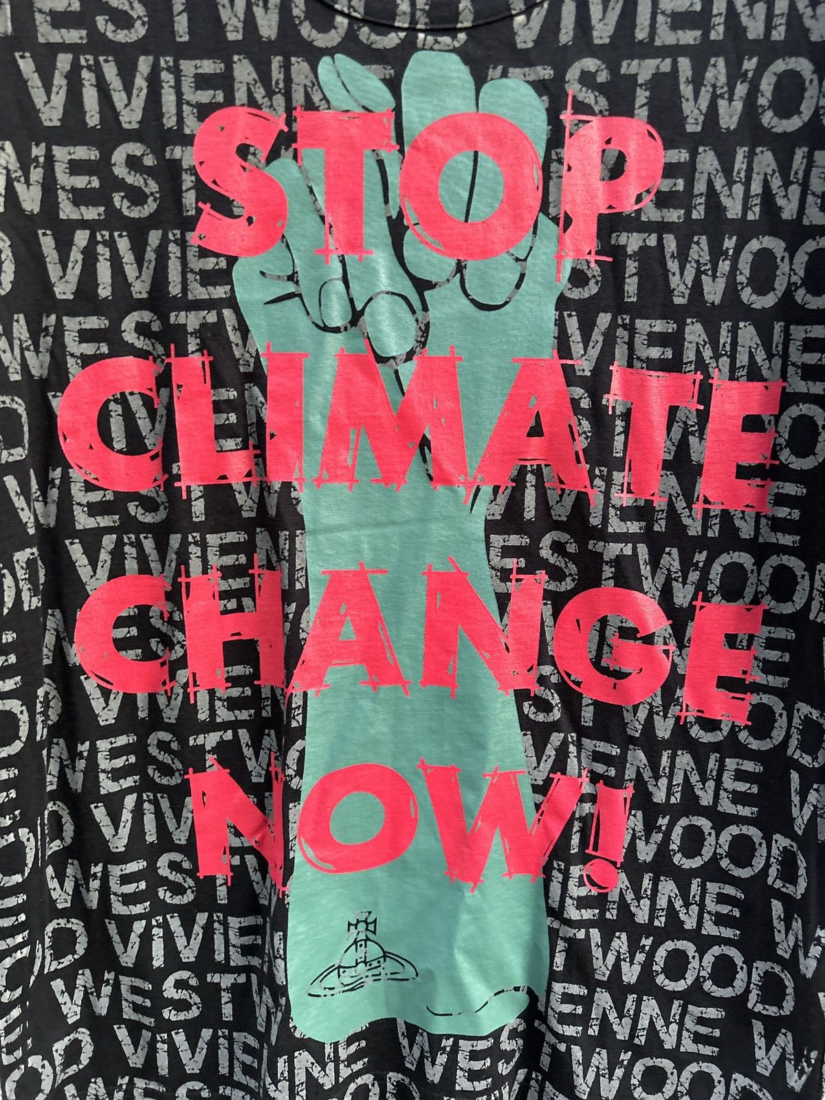 Vivienne Westwood BNWT Vivienne Westwood Red Label Stop Climate Change Now Tee Size M / US 6-8 / IT 42-44 - 3 Thumbnail