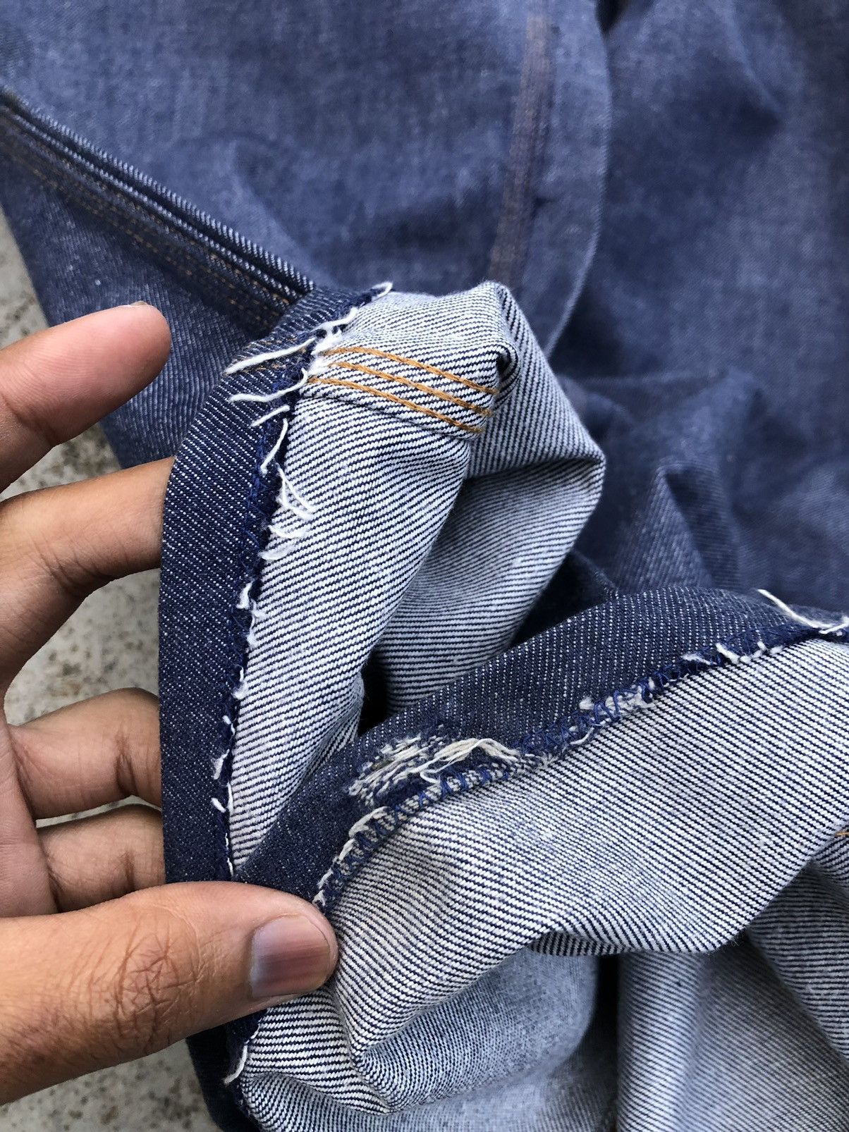 A.P.C. VINTAGE APC WIDE LEG JEANS Size US 29 - 3 Thumbnail