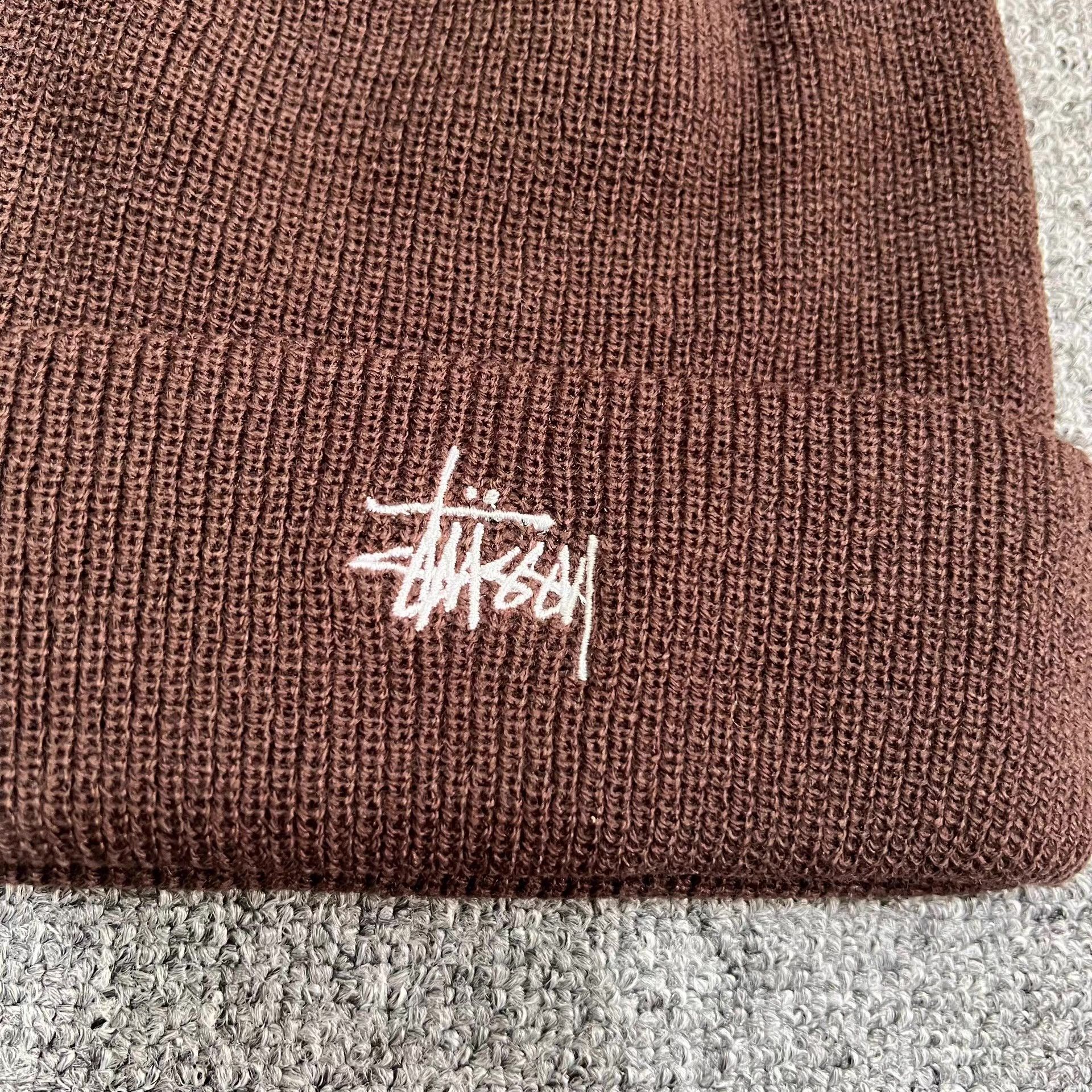 Stussy Stussy Classic Solid Color Embroidered Logo Knit Beanie Q7 Size ONE SIZE - 7 Thumbnail