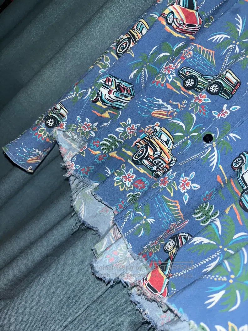 Saint Laurent Paris Saint Laurent Paris size 41 Torn Wave Hem Shirt Size US M / EU 48-50 / 2 - 4 Thumbnail