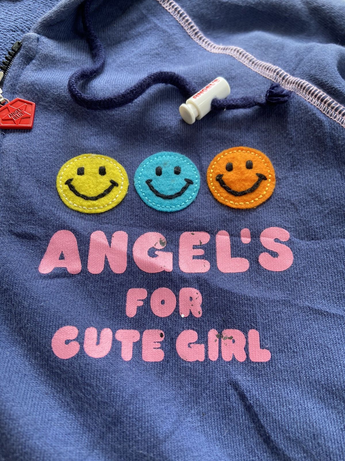 Angel Blue ANGELS BLUE POP & CUTE HAVE A NICE SMILE ZIP HOODIE Size US S / EU 44-46 / 1 - 8 Thumbnail