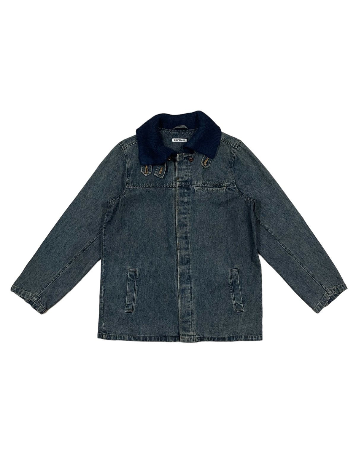 Japanese Brand Vintage Japanese Brand Denim Edit Streetstyle Denim Jacket Size US M / EU 48-50 / 2 - 2 Thumbnail