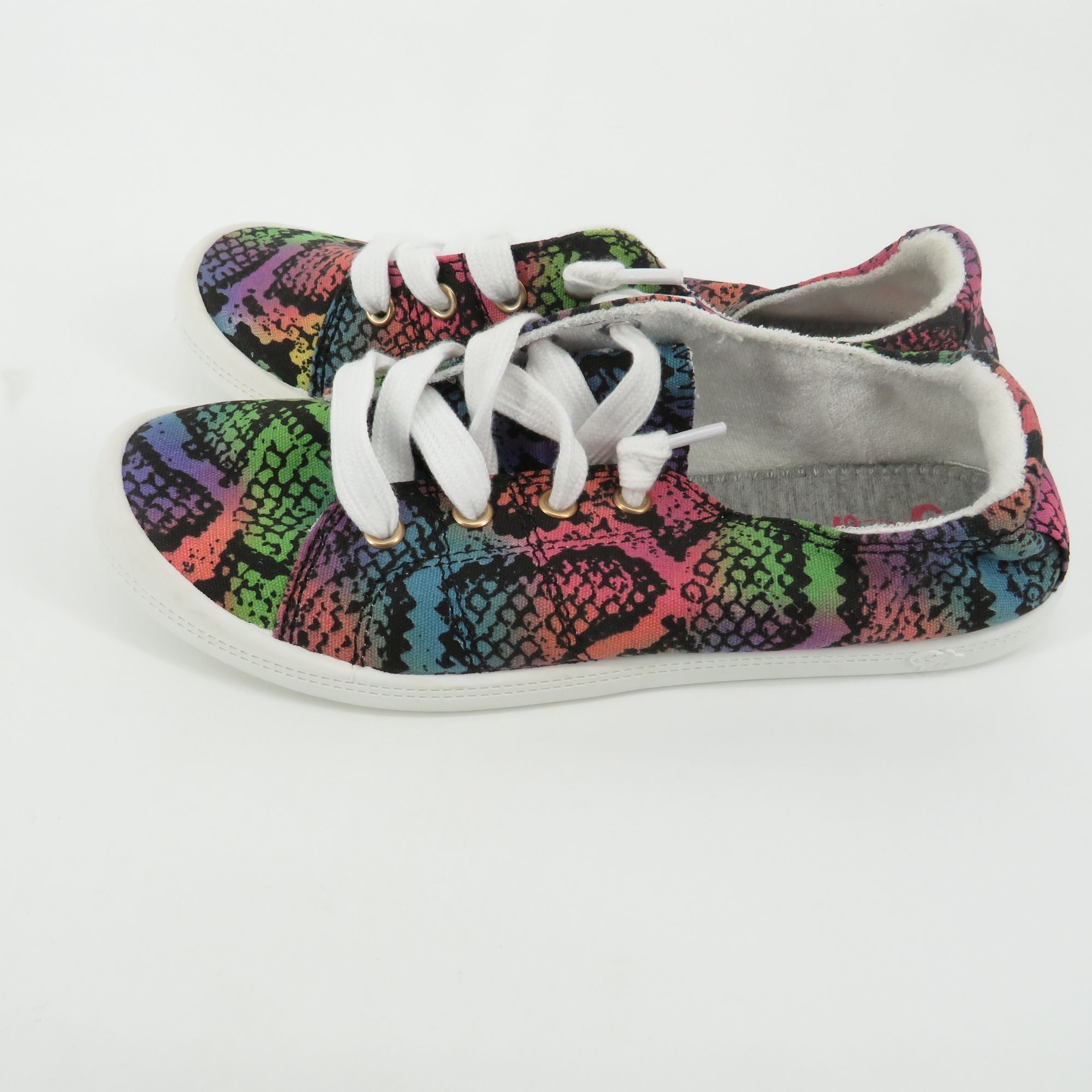 Other Jellypop Womens Rainbow Snake Print Sneakers Lace-Up 6.5 NEW Size US 6.5 / IT 36.5 - 3 Thumbnail