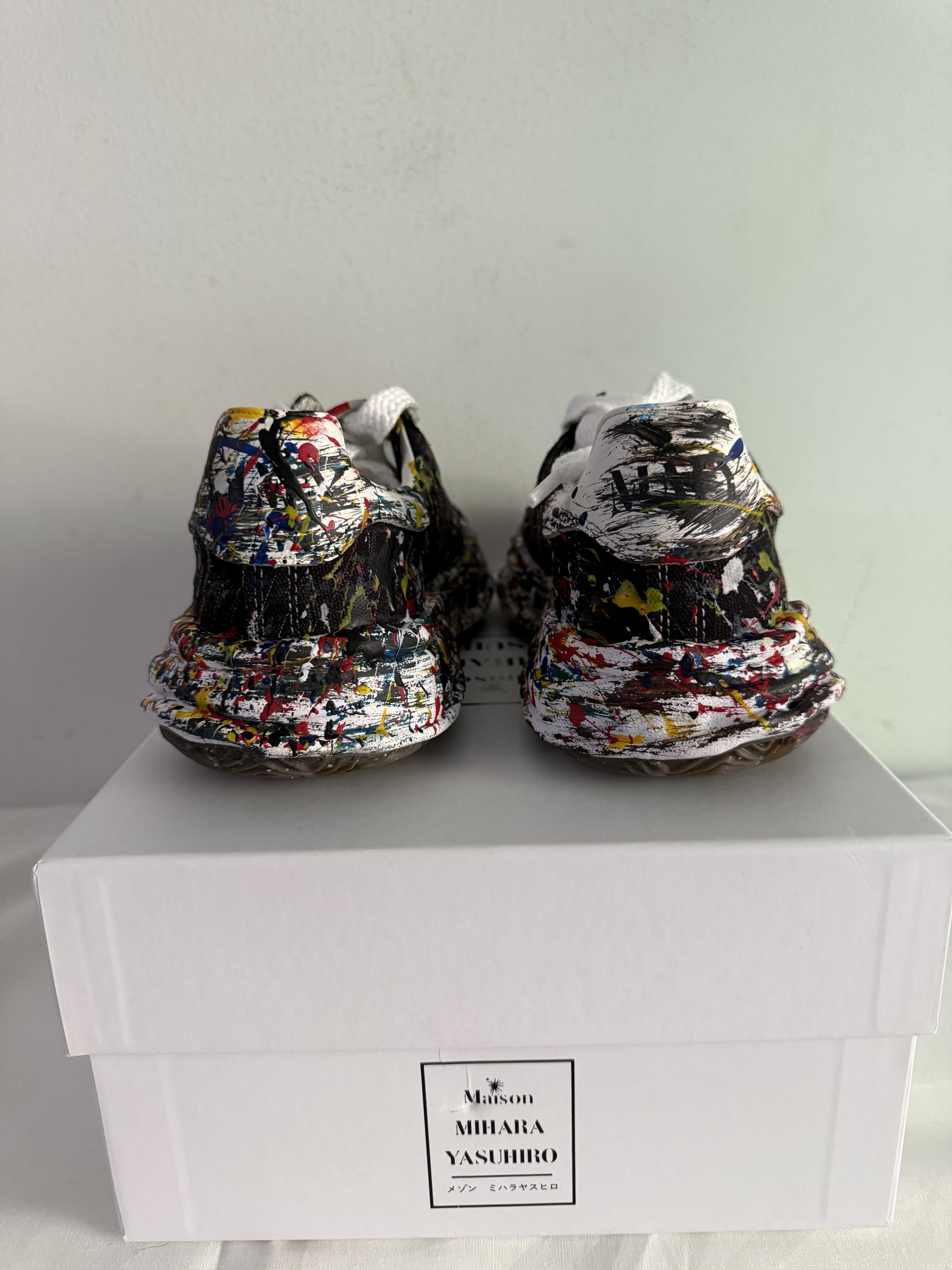 Maison MIHARA YASUHIRO AMY Blakey OG Sole Sputtering Paint Black Size US 10 / EU 43 - 7 Thumbnail