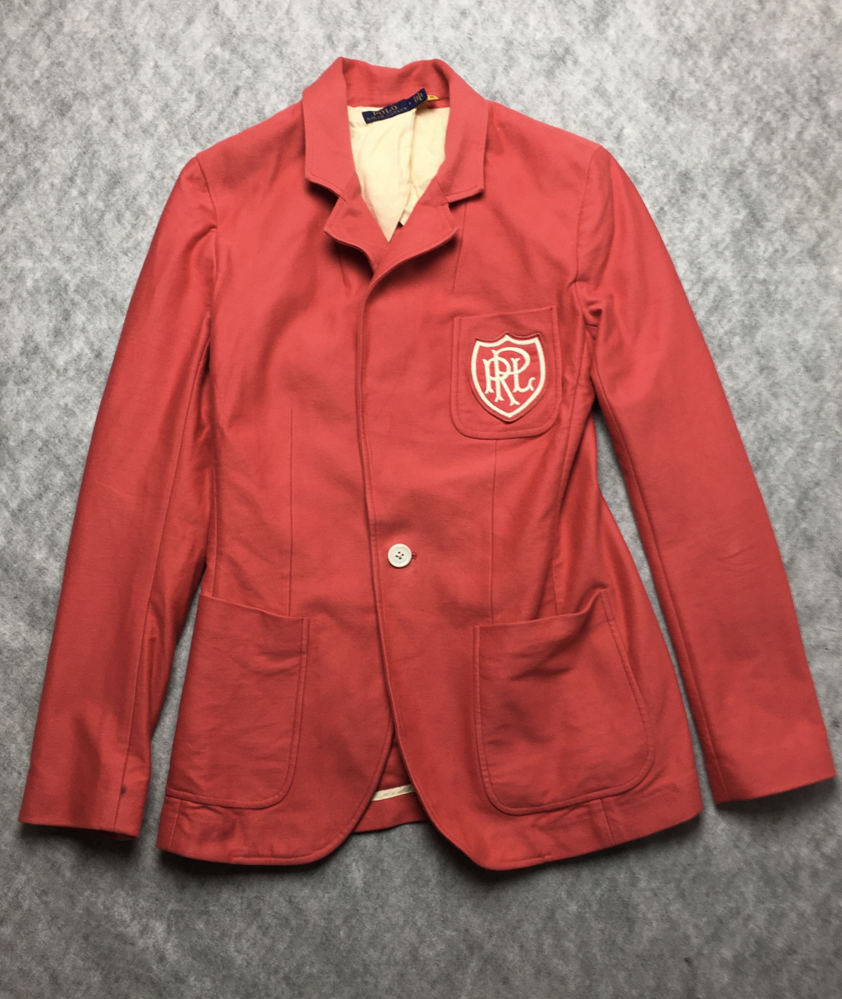 Polo Ralph Lauren Polo Ralph Lauren Womens Logo Double Red Blazer Sz 2 Size XS / US 0-2 / IT 36-38 - 9 Thumbnail