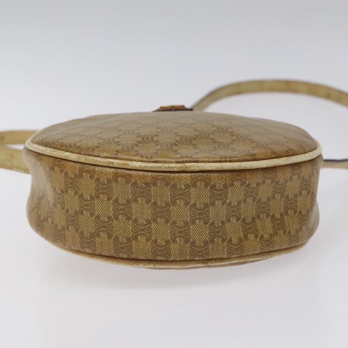 Celine CELINE Macadam Canvas Shoulder Bag Brown Size ONE SIZE - 9 Thumbnail