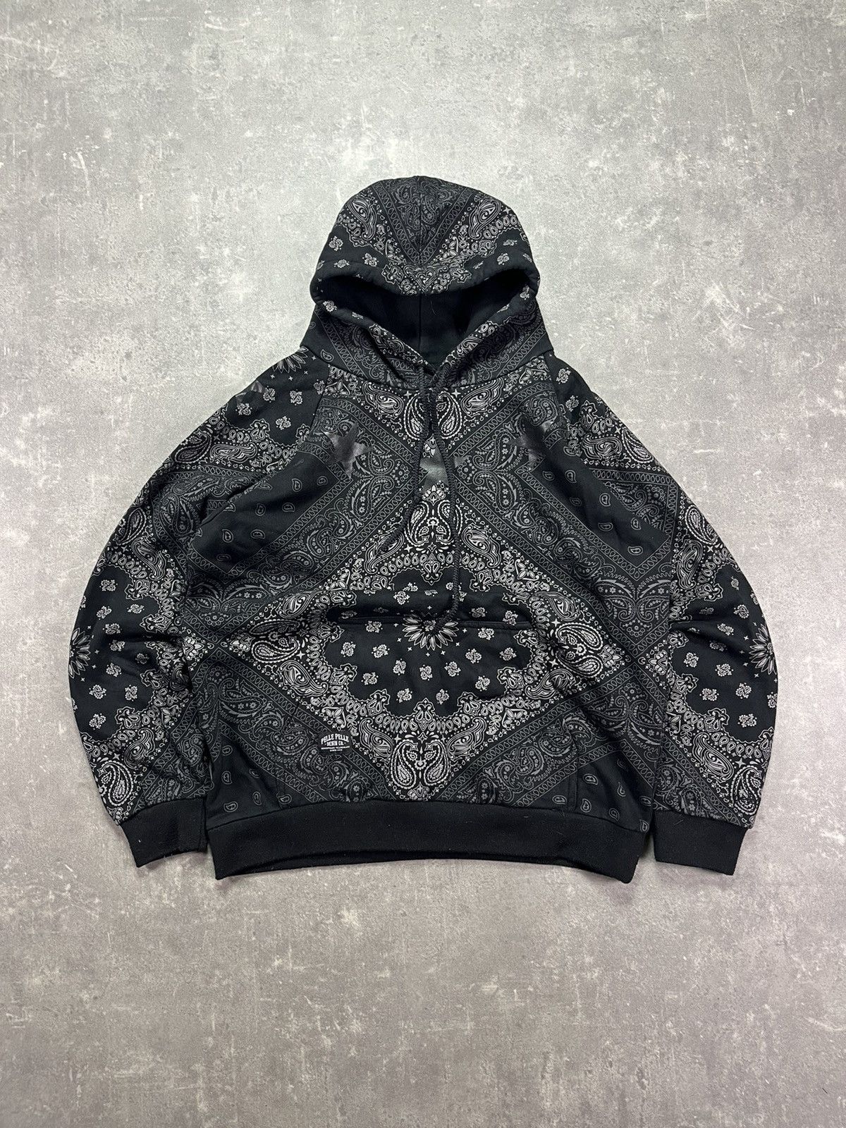 Pelle Pelle Pelle Pelle Bandana Print AOP Hoodie L Rare Size US L / EU 52-54 / 3 - 1 Thumbnail