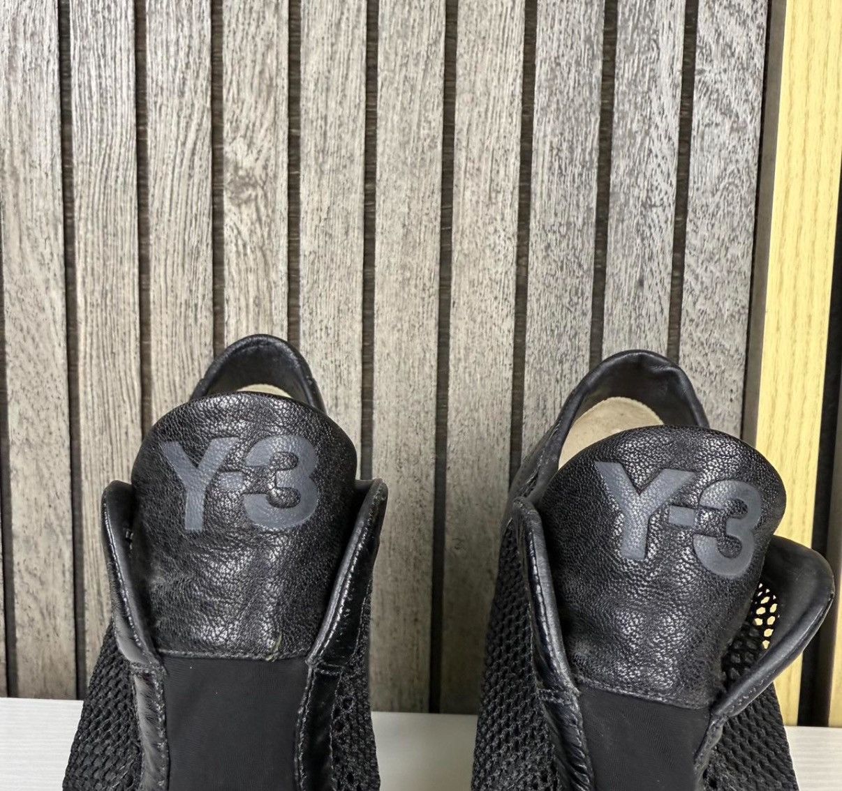 Y-3 2000s adidas Women's Y-3 Yohji Yamamoto Torsion Black Heel Size US 6.5 / IT 36.5 - 2 Thumbnail