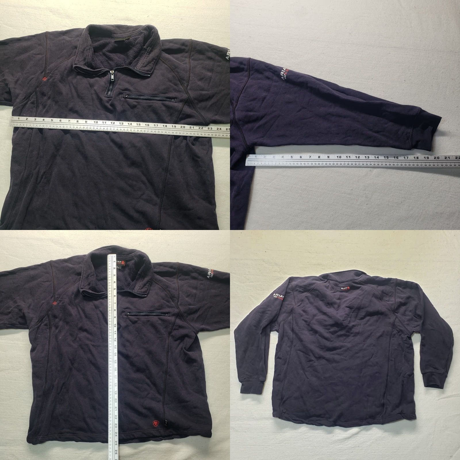 Ariat Ariat FR CAT 2 Women's Gray Quarter Zip Jacket Adult Large Size L / US 10 / IT 46 - 8 Thumbnail