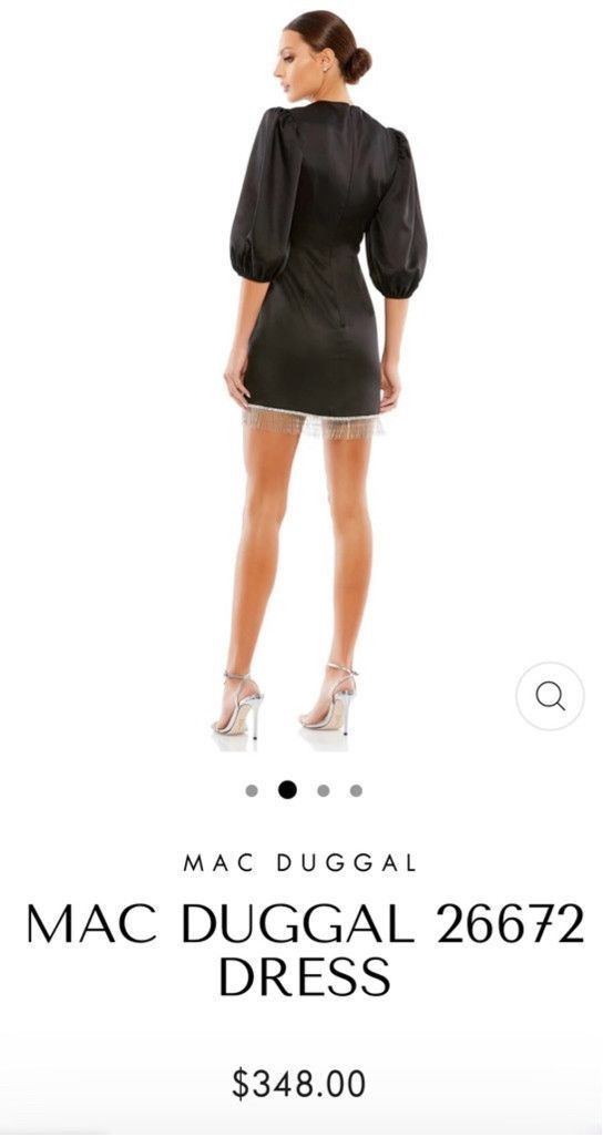 Mac Duggal Women's Mac Duggal Black Dress Size 10 Size L / US 10 / IT 46 - 2 Thumbnail