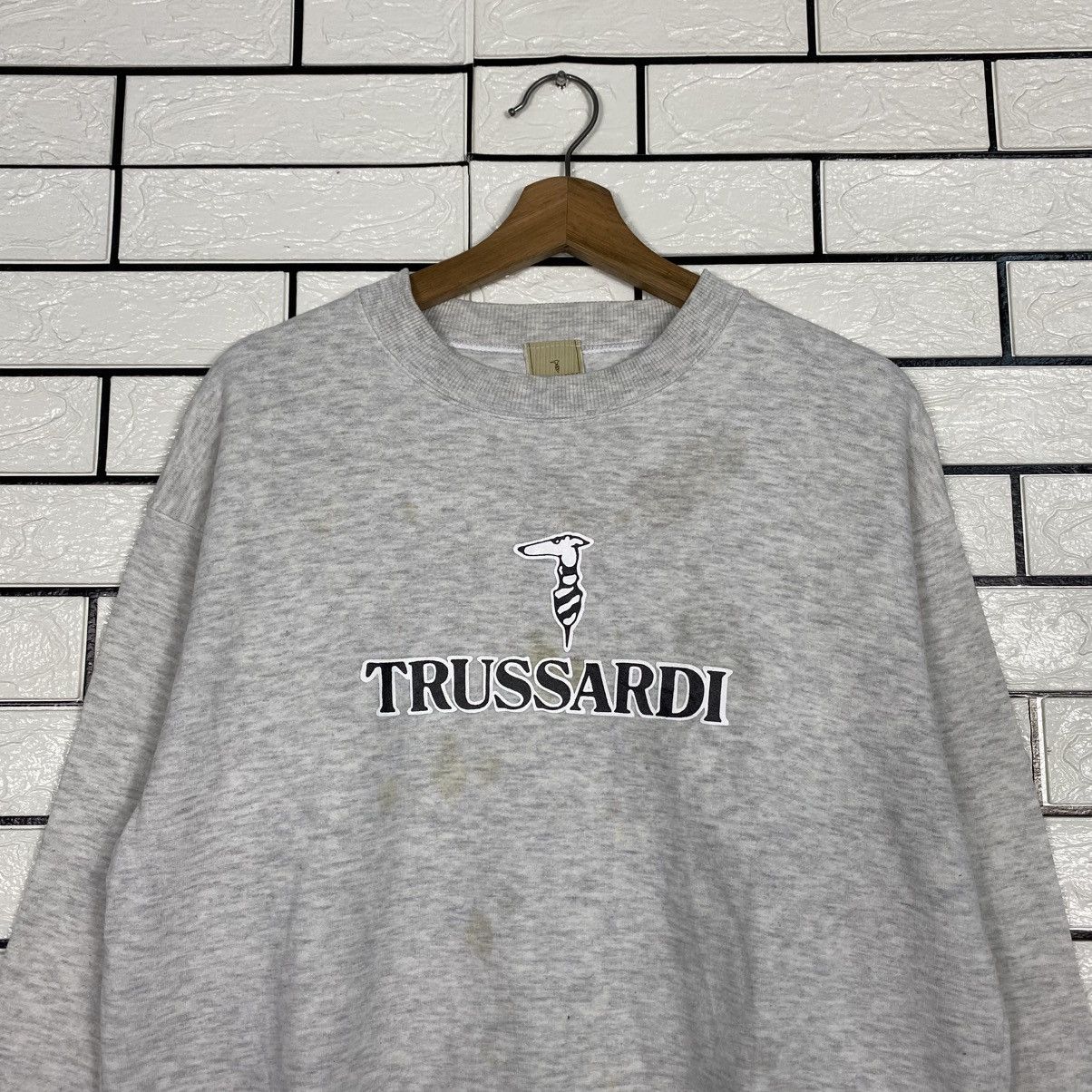 Japanese Brand 📌Vintage Sweatshirt Trussardi Big Logo Size US L / EU 52-54 / 3 - 4 Thumbnail