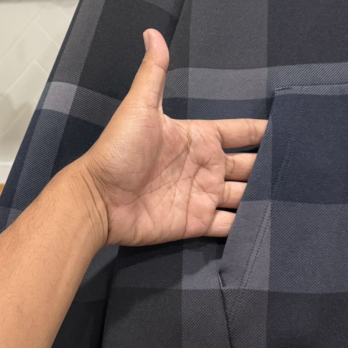 Burberry BURBERRY BLACK LABEL CRESTBRIDGE Black Checked Hoodie Size US L / EU 52-54 / 3 - 6 Thumbnail