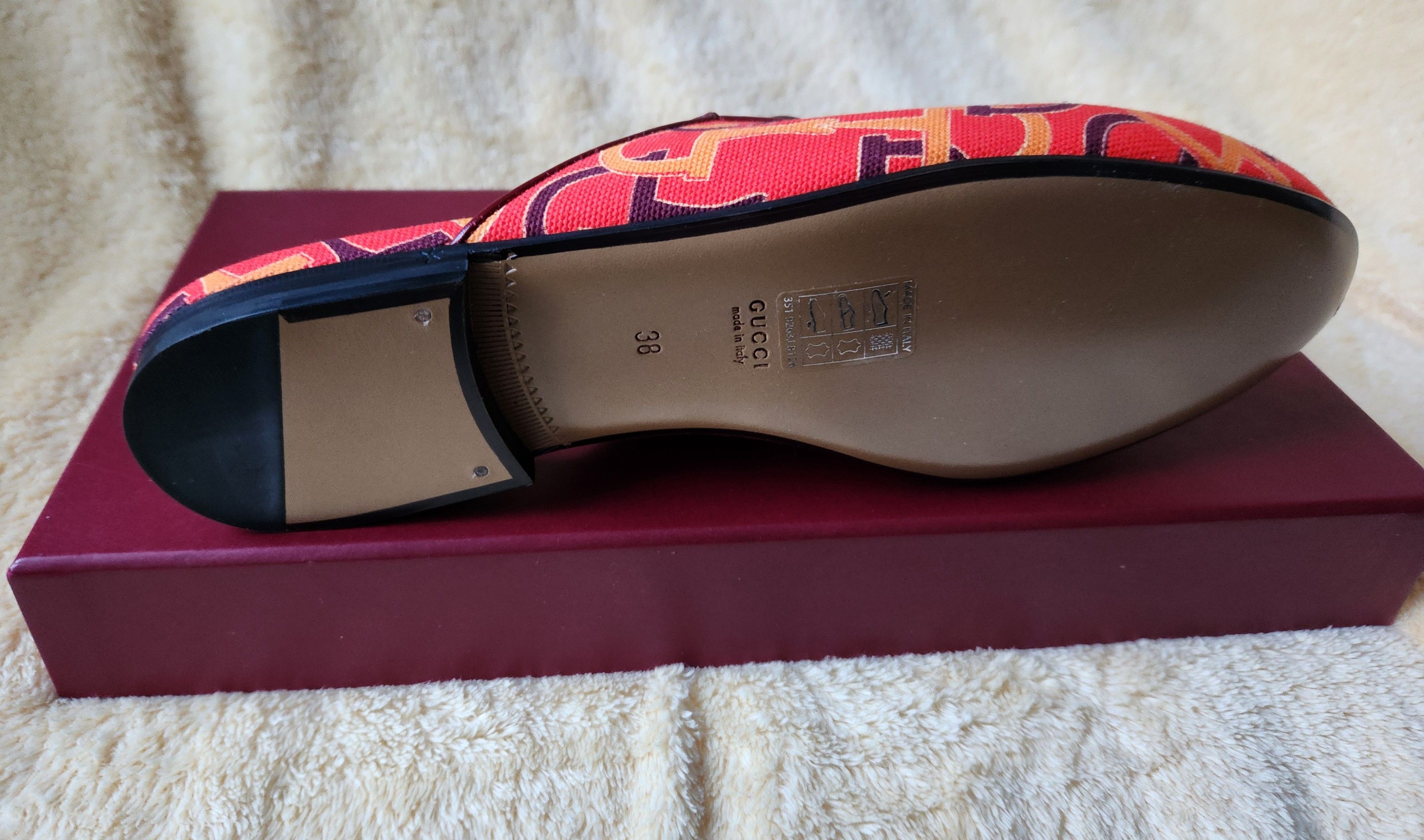 Gucci NIB Gucci Princetown orange leather horsebit mules IT 38 Size US 8 / IT 38 - 8 Thumbnail