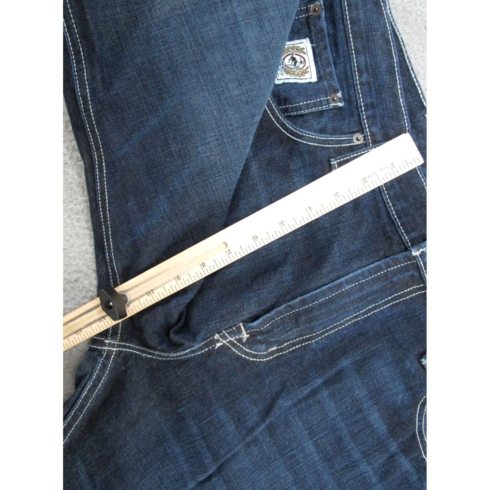 Denime Cinch Jeans Men's Blue Denim White Label Relaxed Straight MB92834 Size 40x32 Size US 40 / EU 56 - 7 Thumbnail