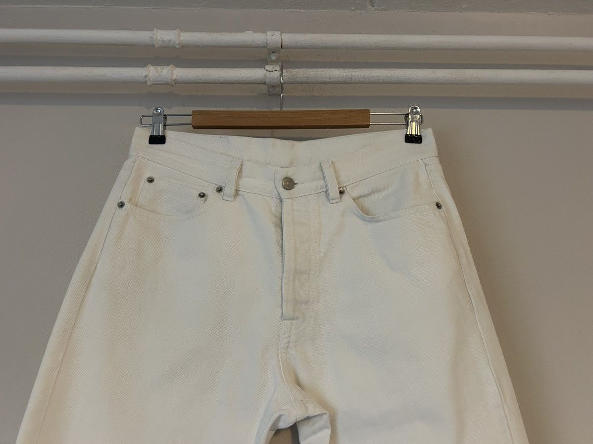 Jil Sander Jil Sander White Denim Jeans - Size 33 Size US 33 - 4 Thumbnail