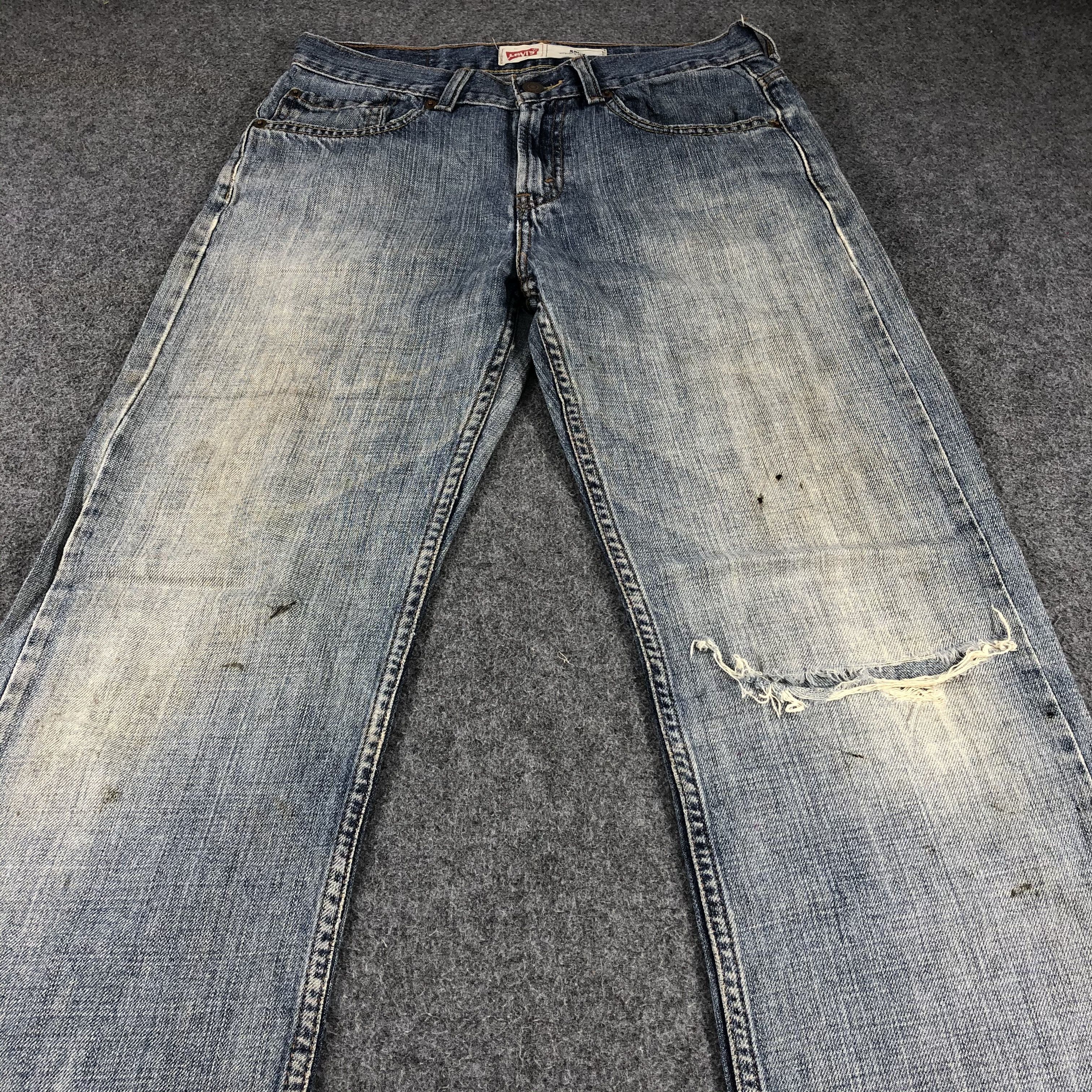 Levi's × Vintage Vintage Distress Levis Jeans Lot 550-JM771 Size US 30 / EU 46 - 3 Thumbnail