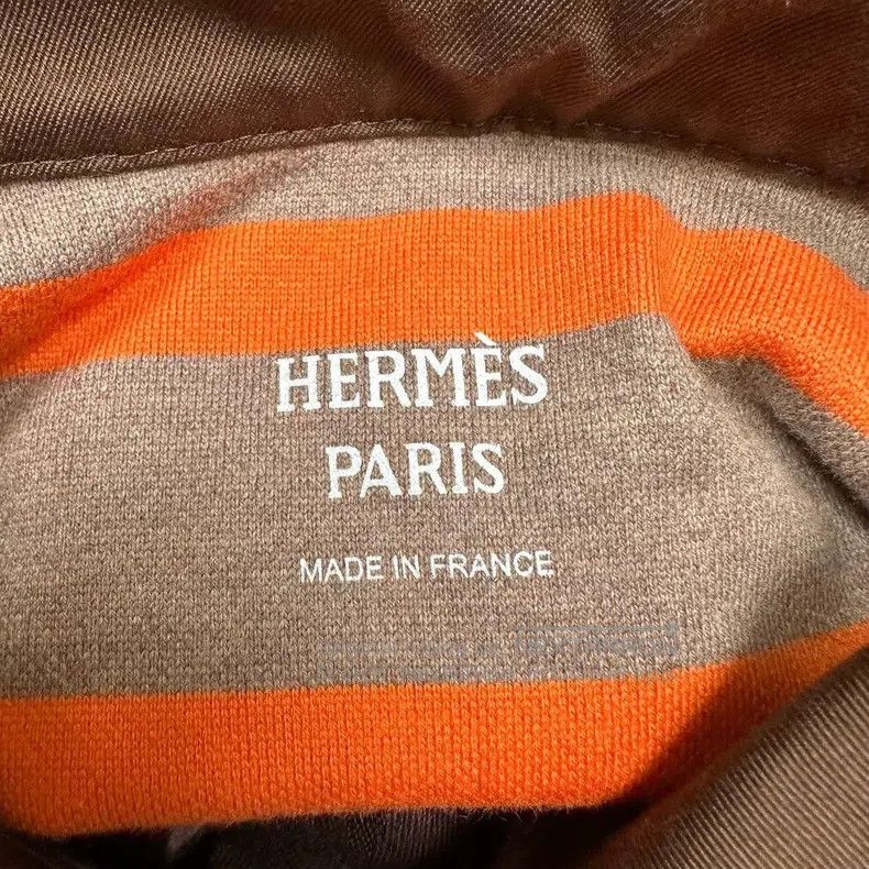 Hermes Hermes orange striped chain long sleeve top Size XS / US 0-2 / IT 36-38 - 3 Thumbnail