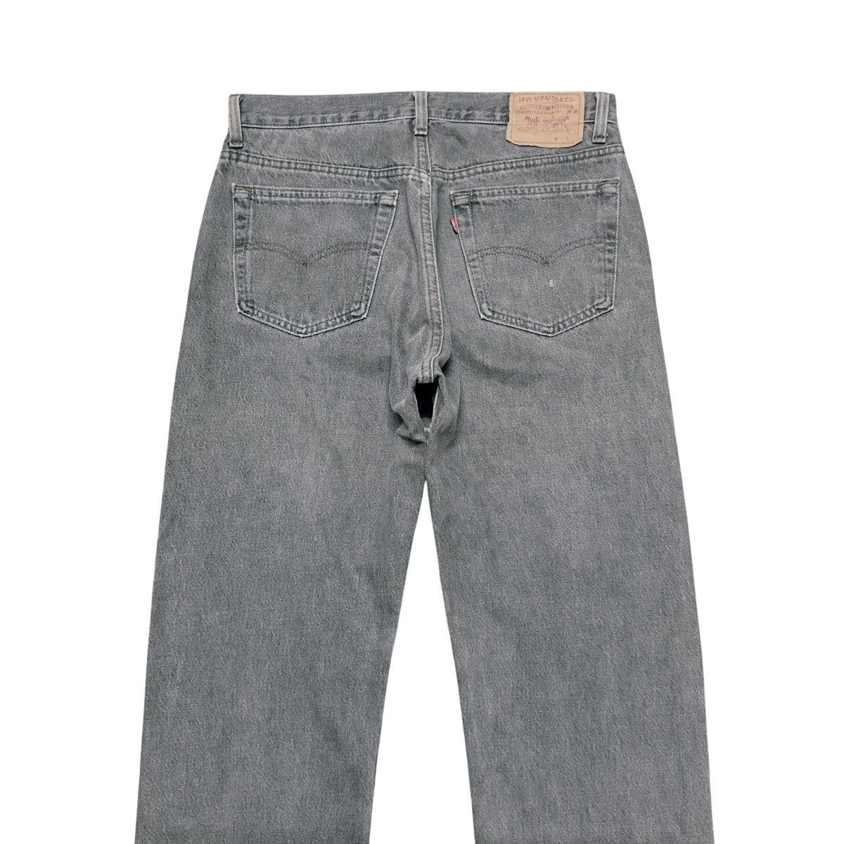 Levi's Vintage 90s Levis 501 Grey Charcoal Jeans Helmut Lang Size US 32 / EU 48 - 7 Thumbnail