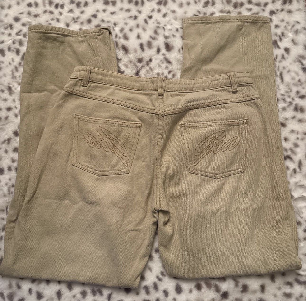 I.AM.GIA IAMGIA Tan Jean Size 30" / US 8 / IT 44 - 3 Thumbnail