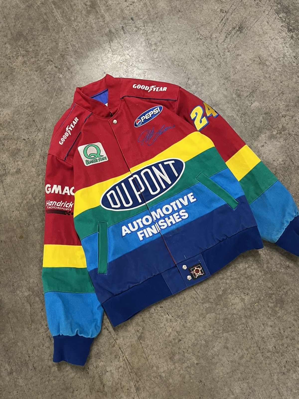 NASCAR × Vintage NASCAR vintage 90s racing jacket streetwear hype rare Size US XL / EU 56 / 4 - 1 Thumbnail