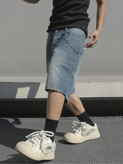 Japanese Brand Mitsui x Ayase Casual Y2k Shorts Jorts Denim Size US 32 / EU 48 - 5 Thumbnail