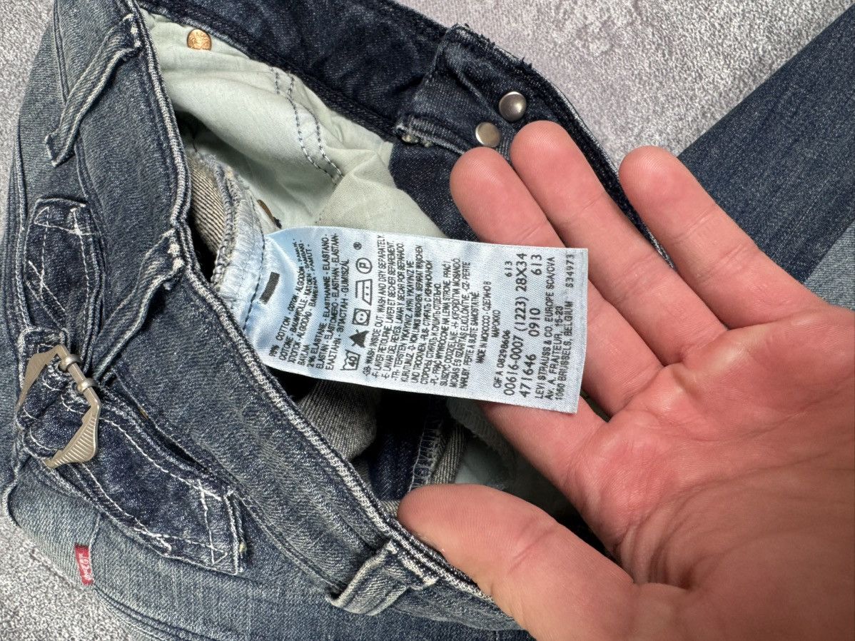 If Six Was Nine Y2K 2000s Levis Engineer Flared Bootcut Washed Jeans Size 28 Size US 28 / EU 44 - 7 Thumbnail