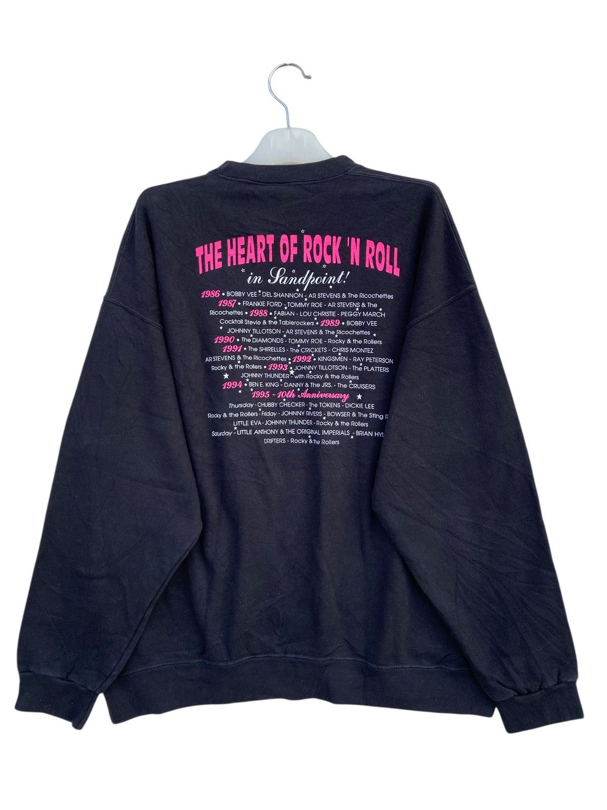 Gildan × Vintage Vintage Lost In The 50s 10th 1986-1995 Sweatshirt Size US XL / EU 56 / 4 - 2 Thumbnail