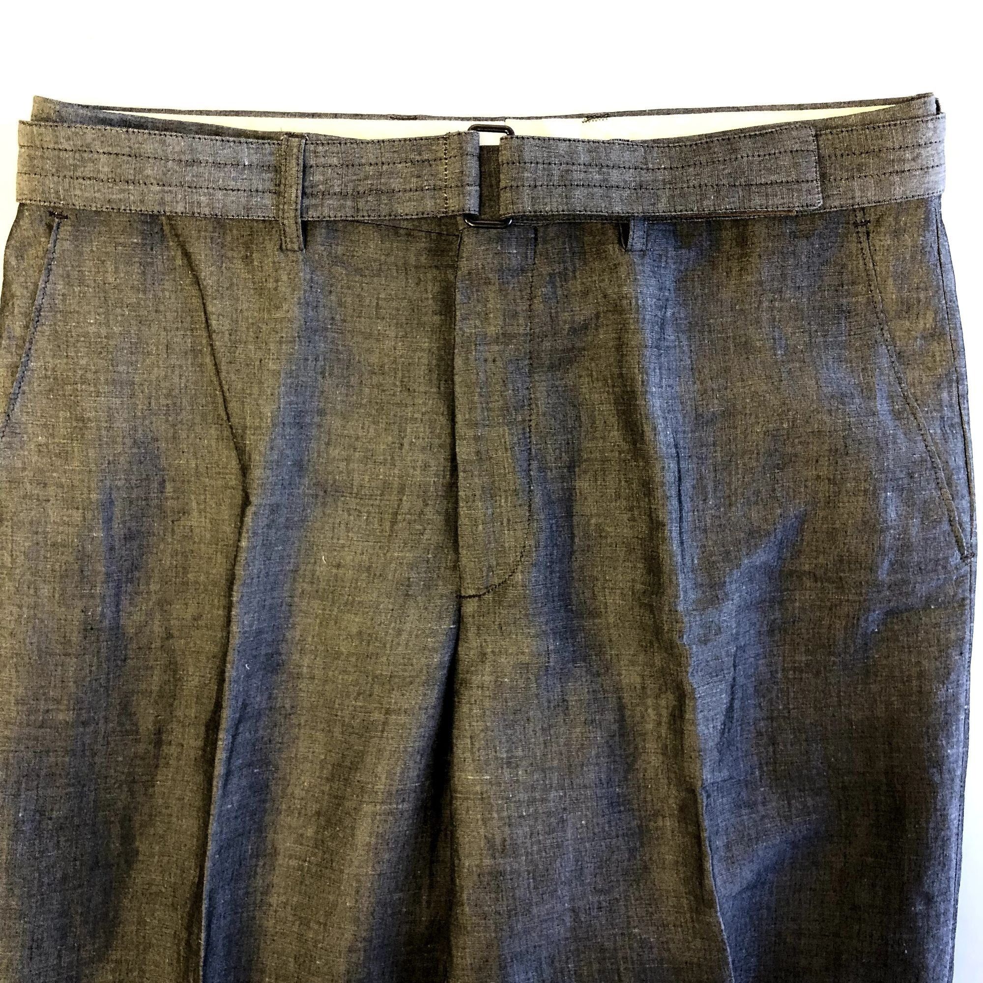 Gianfranco Ferre 50's Style GianFranco Ferre Belted SHARKSKIN Rockabilly Size US 34 / EU 50 - 3 Thumbnail