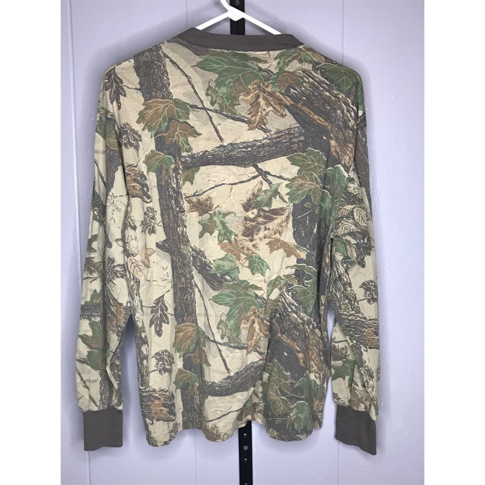 Other Vintage Trebark Camo Shirt mens LG Long Sleeve Single Stitch Size US L / EU 52-54 / 3 - 2 Thumbnail