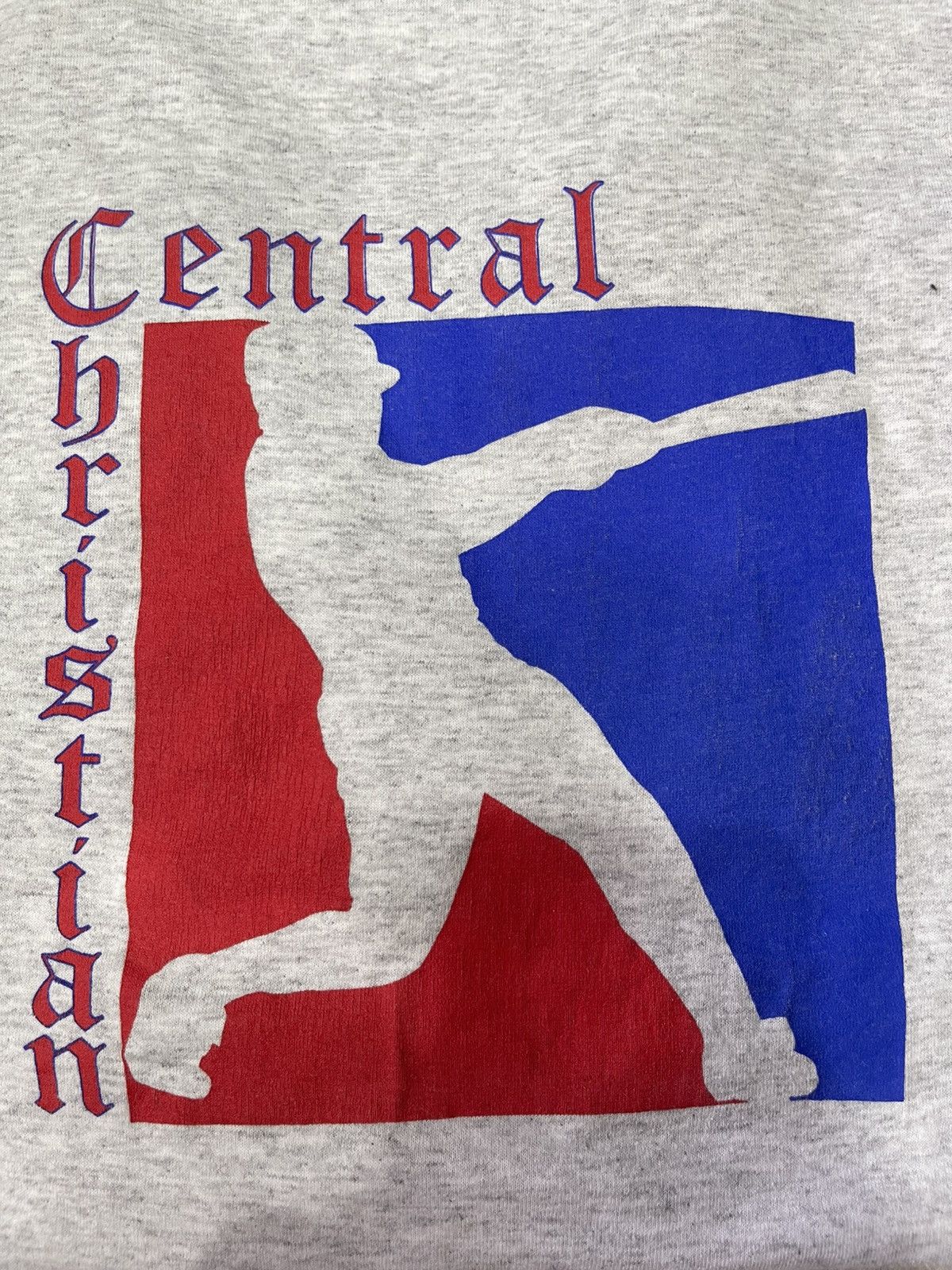 MLB Rare 90s Central Christian Parody Baseball MLB T-Shirt Size US XL / EU 56 / 4 - 2 Thumbnail