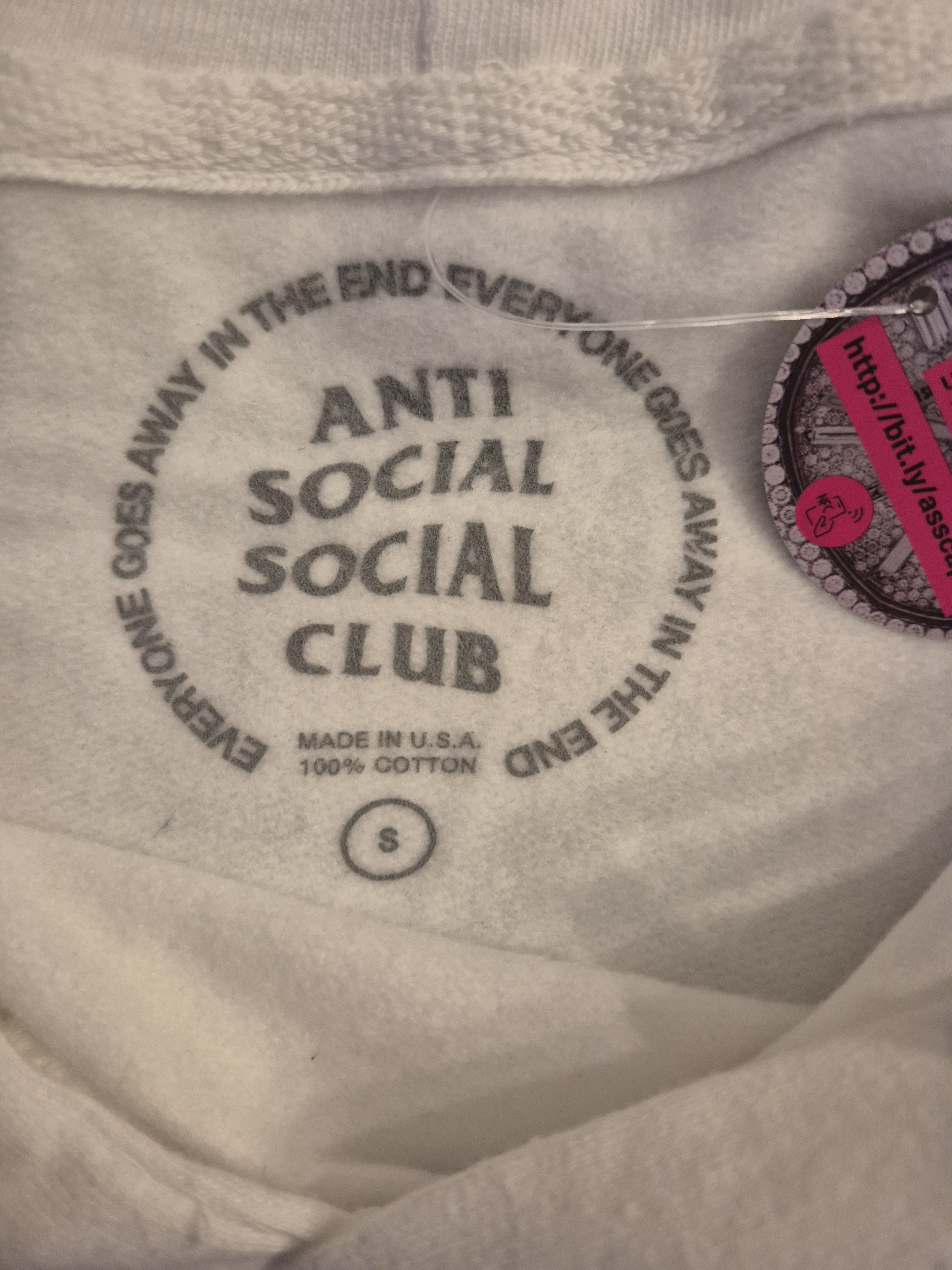 Anti Social Social Club Anti Social Social Club "Sick and Tired" Hoodie Size Small Size US S / EU 44-46 / 1 - 5 Thumbnail