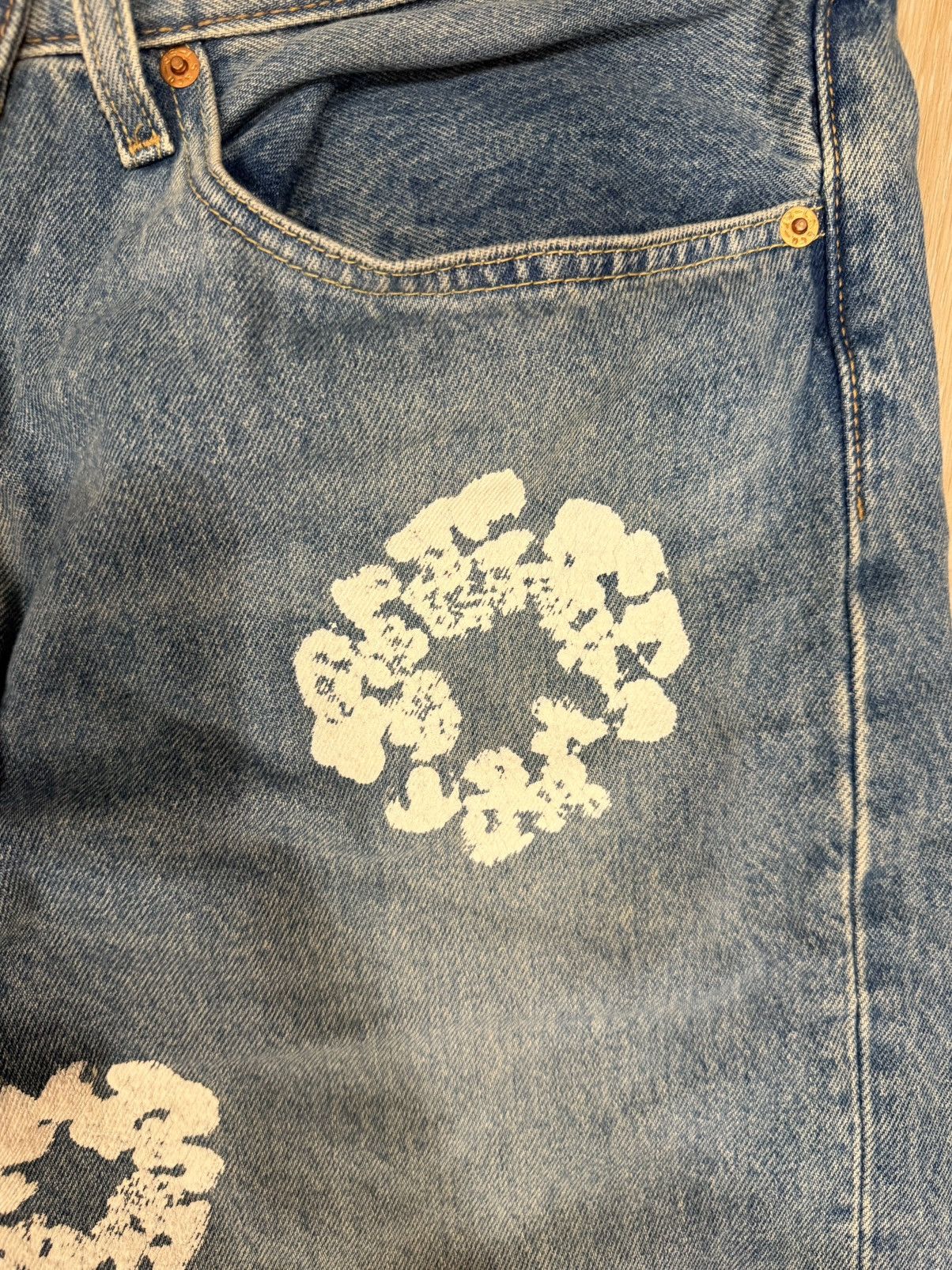 DENIM TEARS Light wash denim tears jeans Size US 38 / EU 54 - 4 Thumbnail
