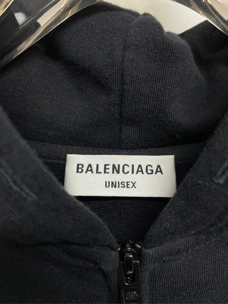 Balenciaga Balenciaga Loose zipper hooded sweater black Size US M / EU 48-50 / 2 - 5 Thumbnail