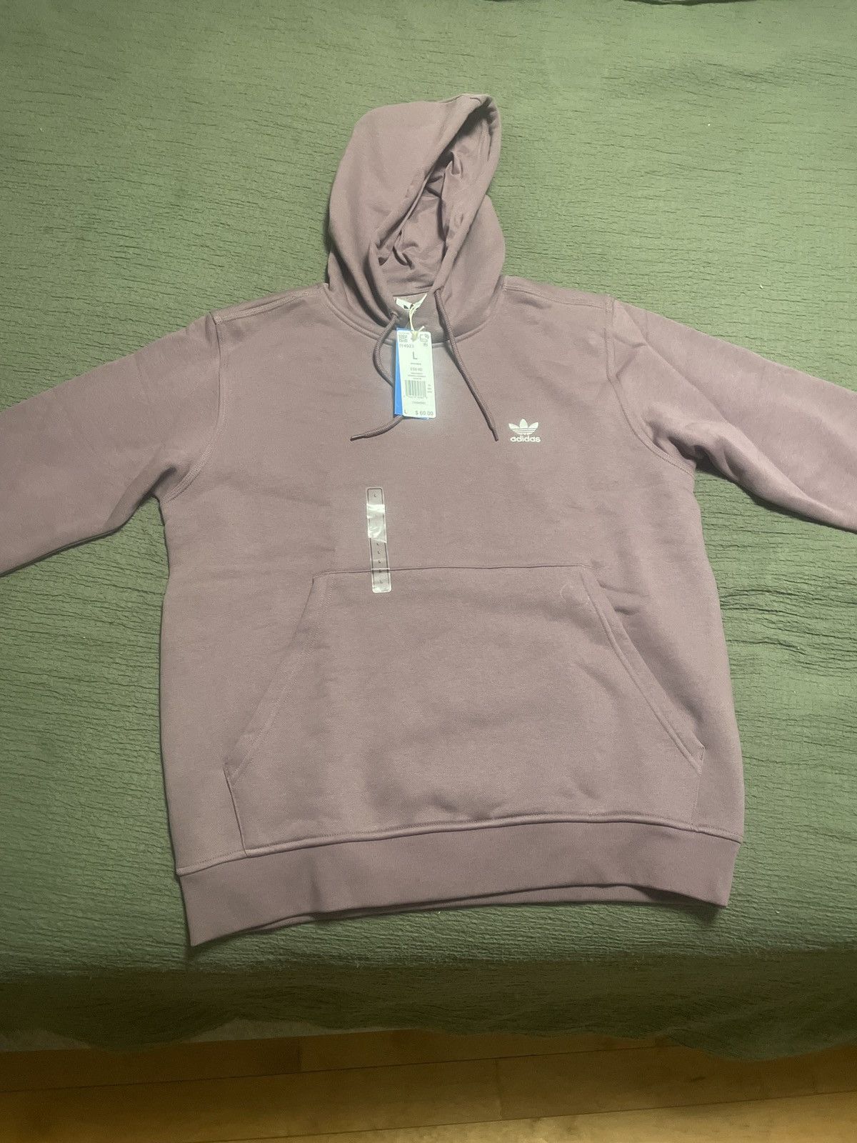 Adidas Adidas muave trefoil essentials hoodie Size US L / EU 52-54 / 3 - 1 Thumbnail