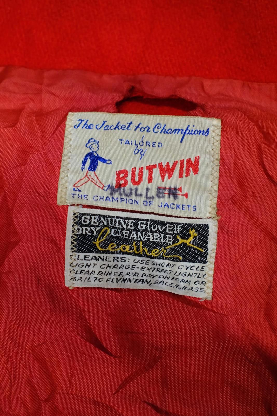 Other 50's Butwin Bellevue Bulldog Varsity Jacket Size M / US 6-8 / IT 42-44 - 10 Thumbnail