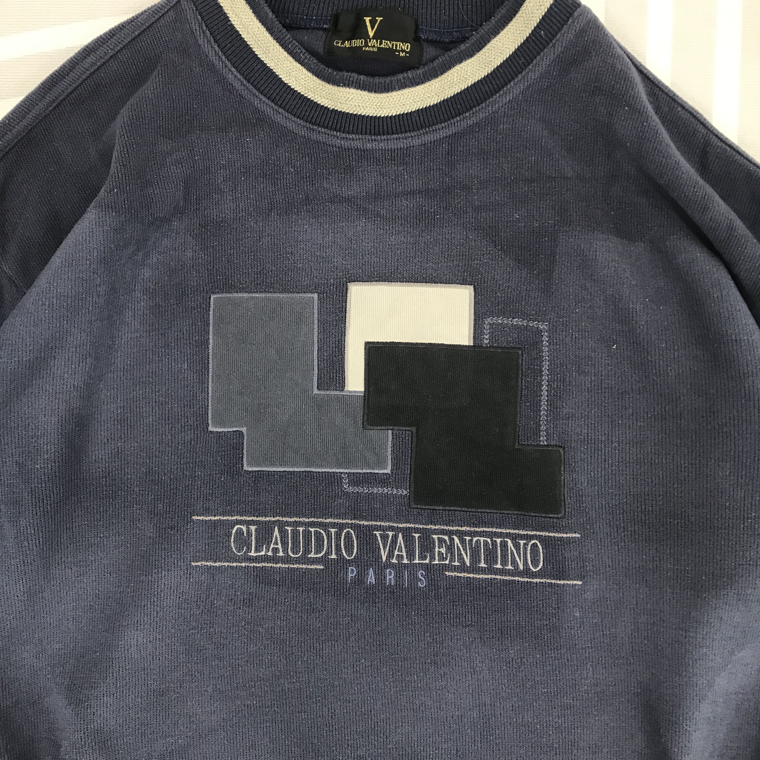 Japanese Brand × Vintage Vintage Claudino valentine Paris Sweatshirt Size US M / EU 48-50 / 2 - 2 Thumbnail