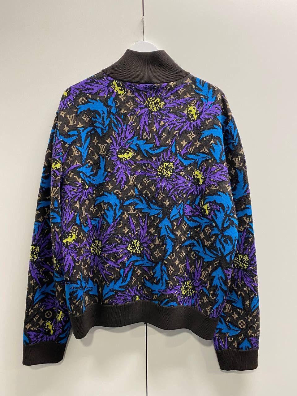 Louis Vuitton Louis Vuitton Monogram Knit Wool Jacket Size US XL / EU 56 / 4 - 2 Thumbnail