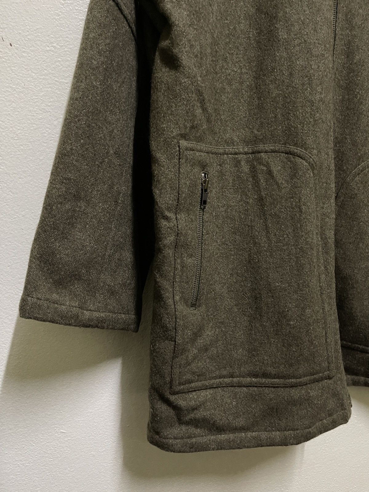 Guess Guess Wool Hoodie Jacket Size US L / EU 52-54 / 3 - 3 Thumbnail