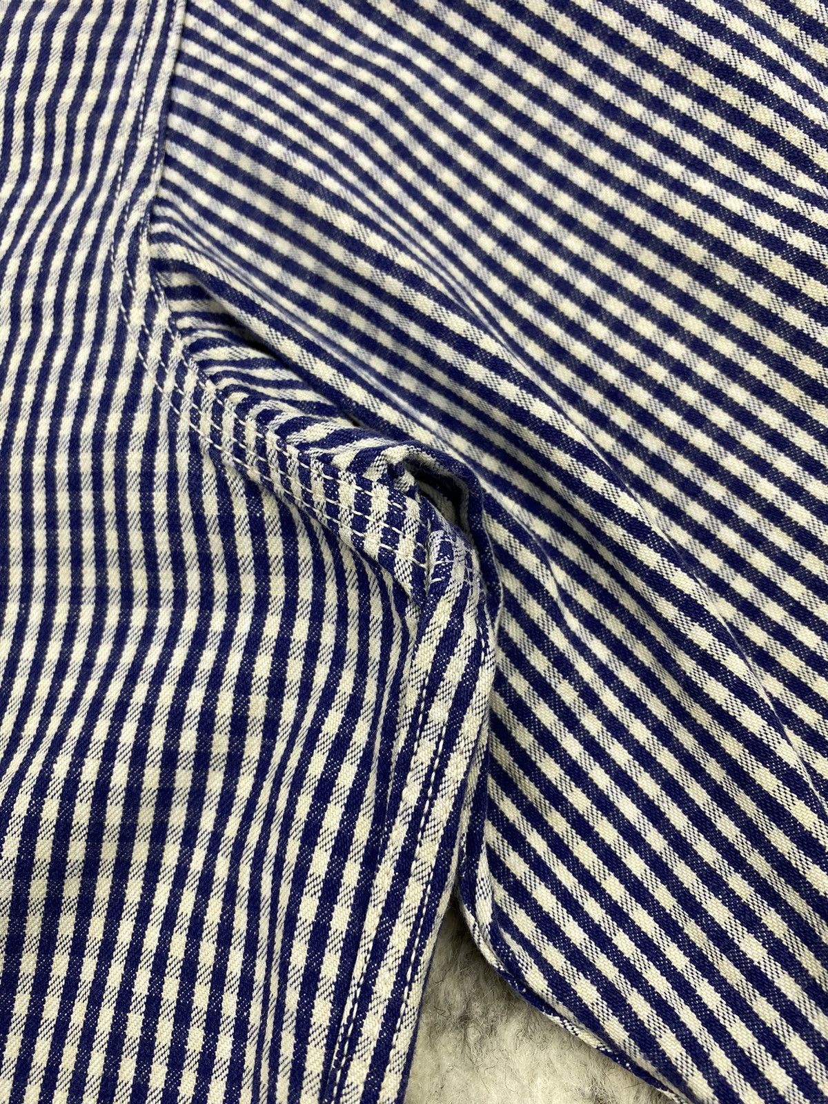 Sugar Cane × Toyo Enterprises Vintage SUGAR CANE “Paradise Garment” Small Checked Indigo Size US M / EU 48-50 / 2 - 9 Thumbnail