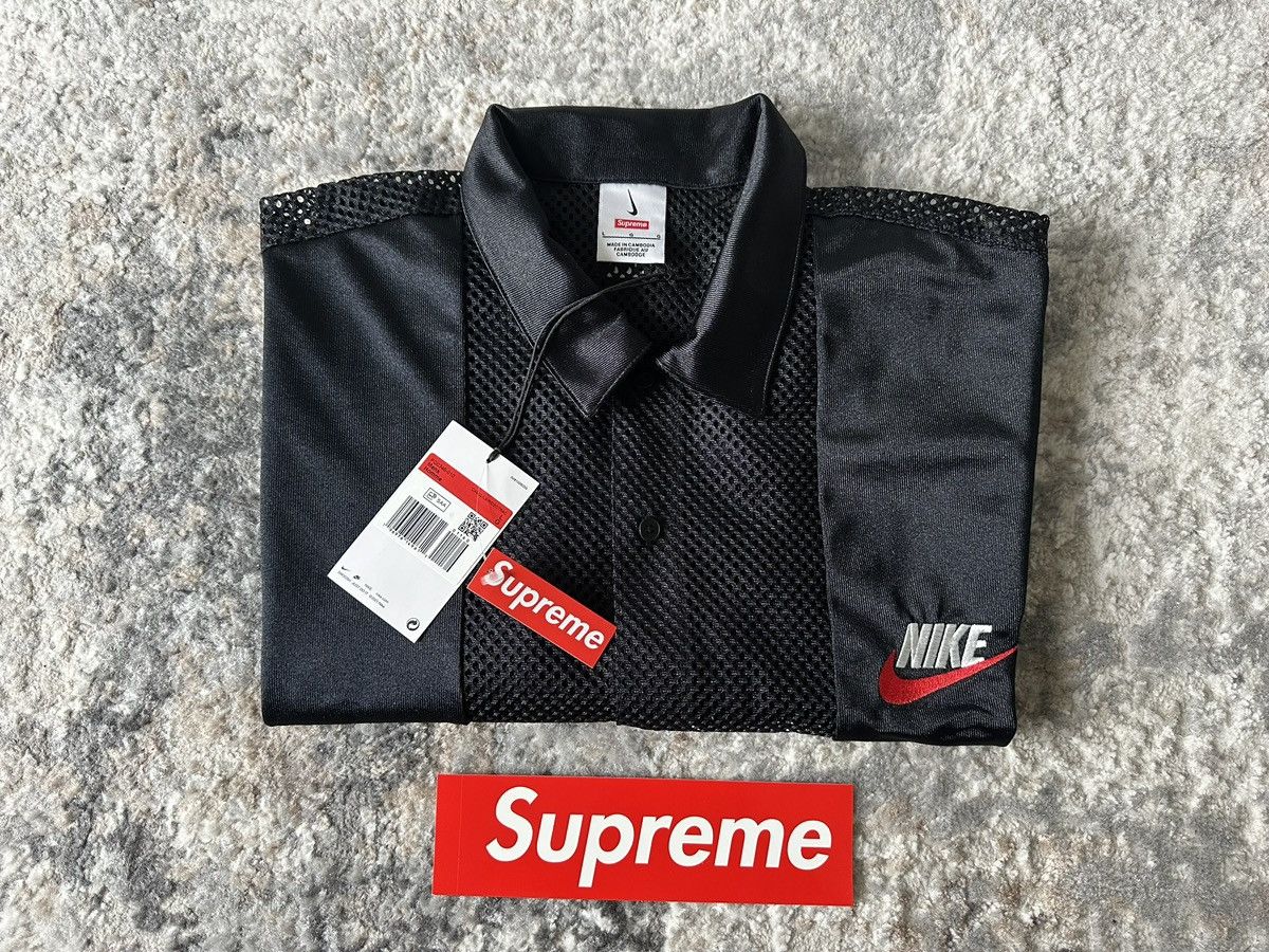 Nike × Supreme SUPREME x NIKE MESH S/S SHIRT SS24 Size US L / EU 52-54 / 3 - 12 Thumbnail