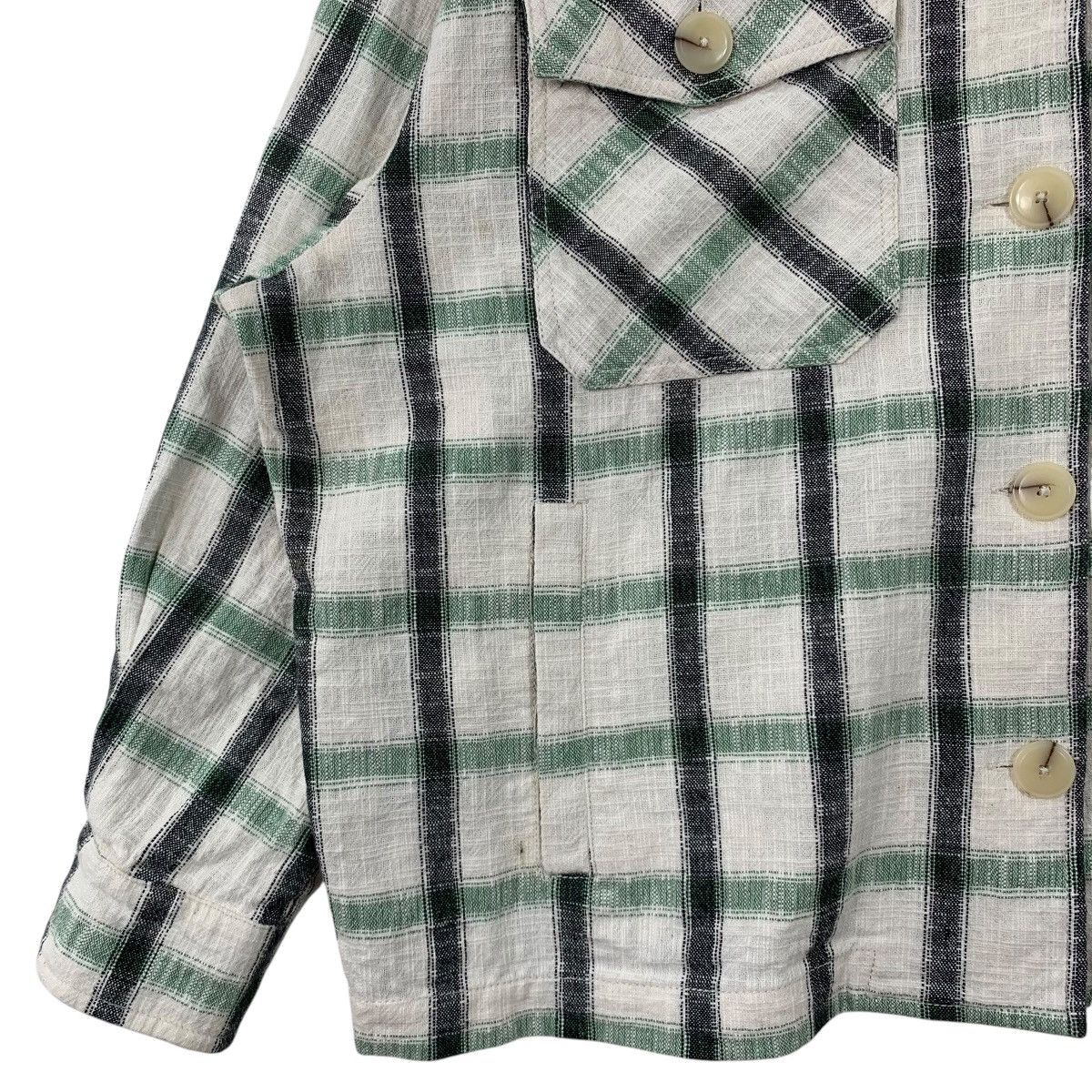 Zara ZARA Casualwear Designer Checkered Tartan Double Pocket Shir Size US S / EU 44-46 / 1 - 4 Thumbnail